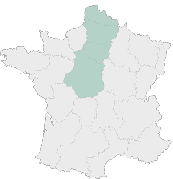 Carte des régions